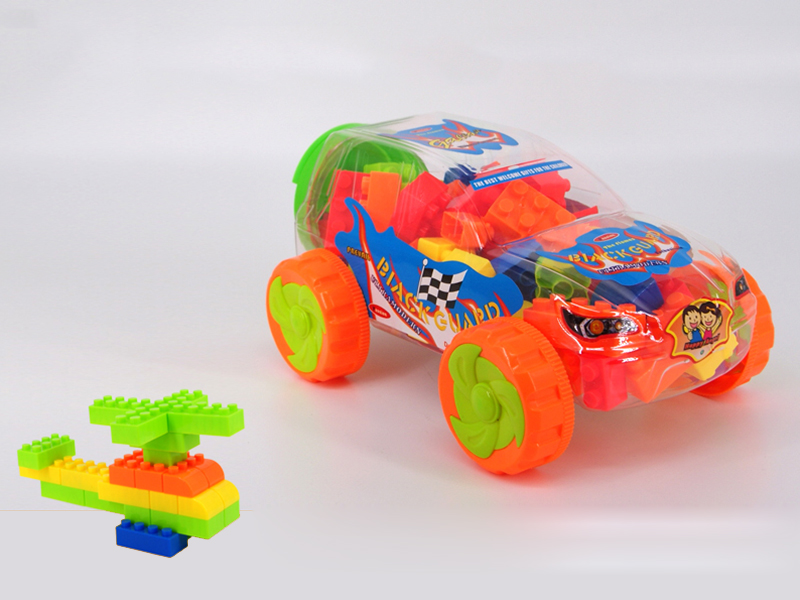 Middle Cross Country Car Shell Building Blocks(250g) 50pcs+