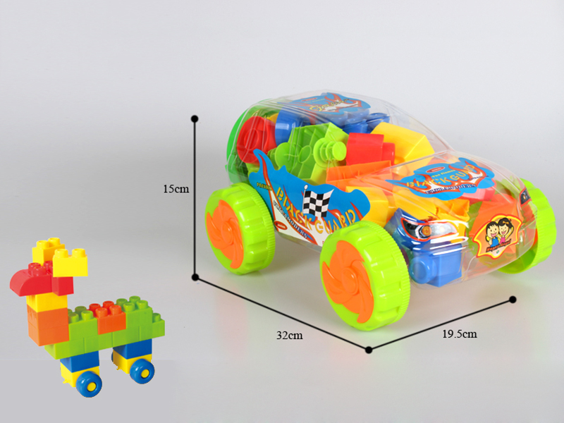 Middle Cross Country Car Shell Building Blocks(204g) 31pcs+