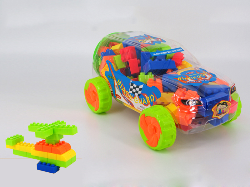 Large Cross Country Car Shell Building Blocks(450g) 110pcs+