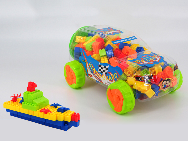 Large Cross Country Car Shell Building Blocks(580g) 215pcs+
