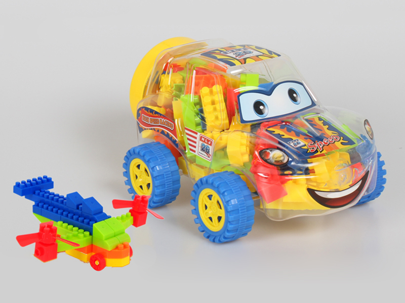 Sport Car Shell Building Blocks(90g) 70 pcs+