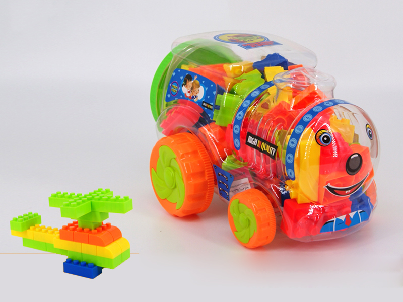 Large Train Shell Building Blocks(270g) 132pcs+