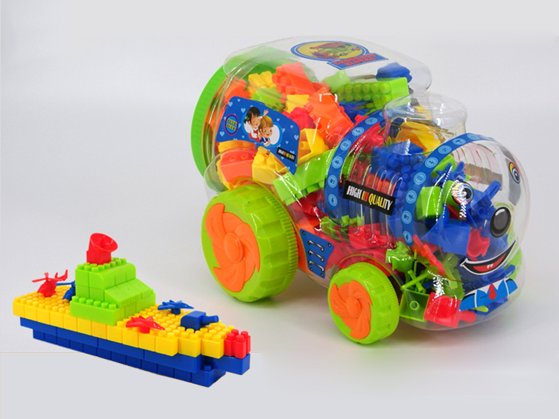Large Train Shell Building Blocks(350g) 125pcs+