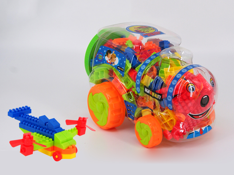 Large Train Shell Building Blocks(280g) 210pcs+