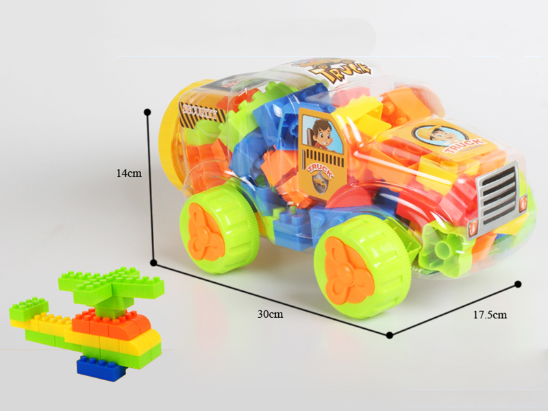 Truck Head Shell Building Blocks(250g)50pcs+
