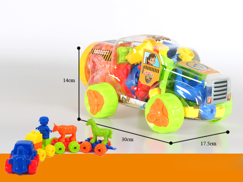 Truck Head Shell Building Blocks(200g)39pcs+