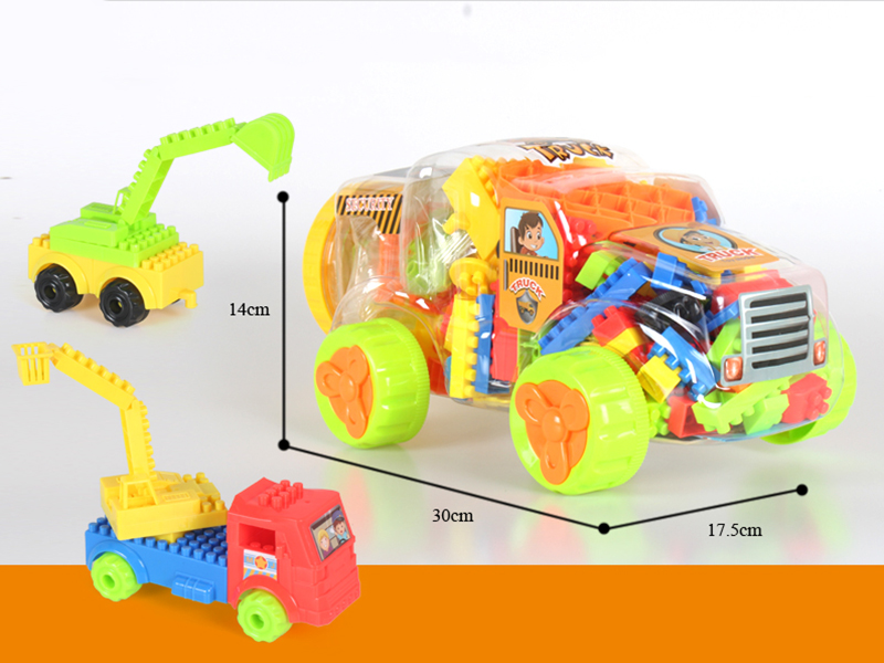 Truck Head Shell Building Blocks(250g)123pcs+