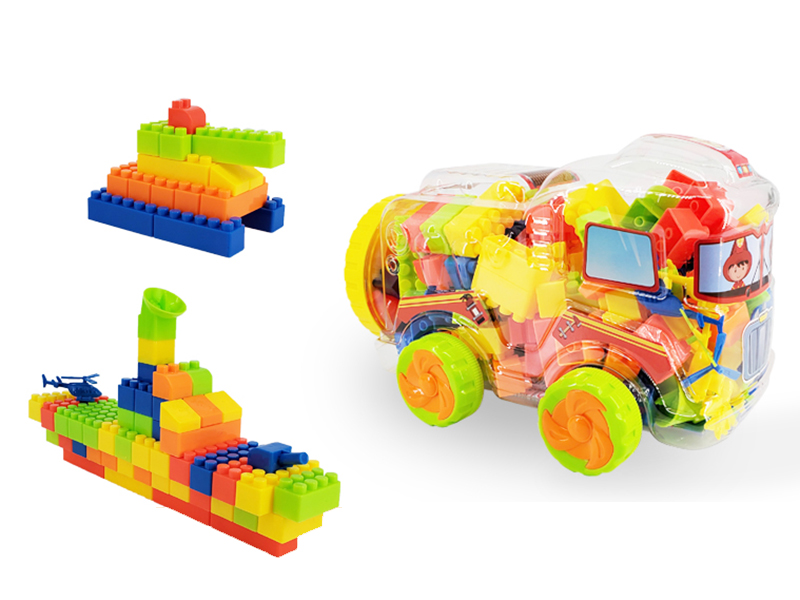 Fire Engine Shell Building Blocks(330g)133pcs+