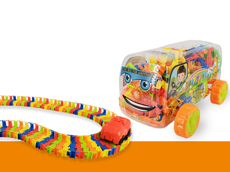 Bus Shell Building Blocks(550g)155PCS+