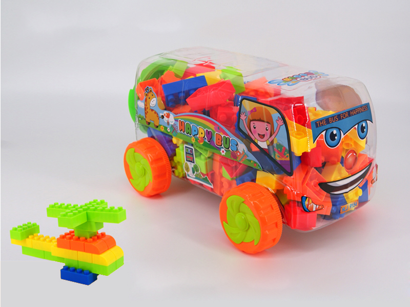 Bus Shell Building Blocks(600g)122PCS+