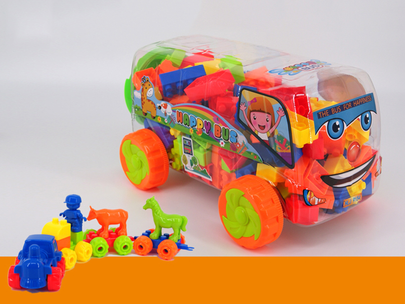 Bus Shell Building Blocks(550g)129PCS+