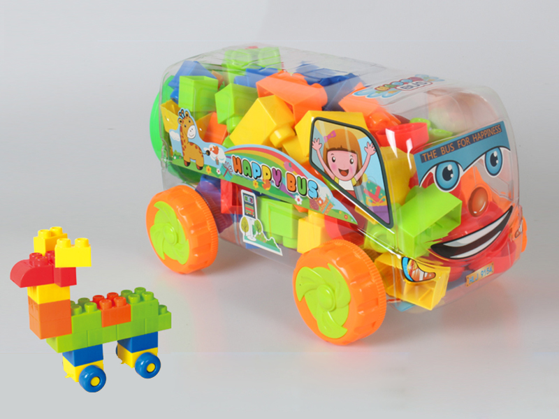 Bus Shell Building Blocks(455g)67PCS+