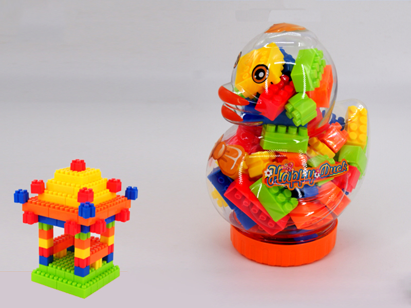 Yellow Duck Shell Building Blocks(180g)  57pcs+