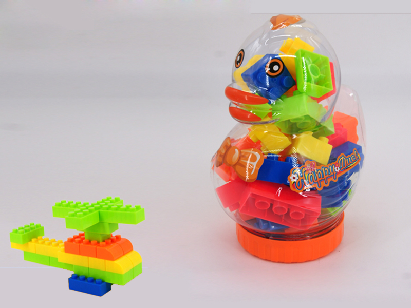 Yellow Duck Shell Building Blocks(120g) 26 pcs+