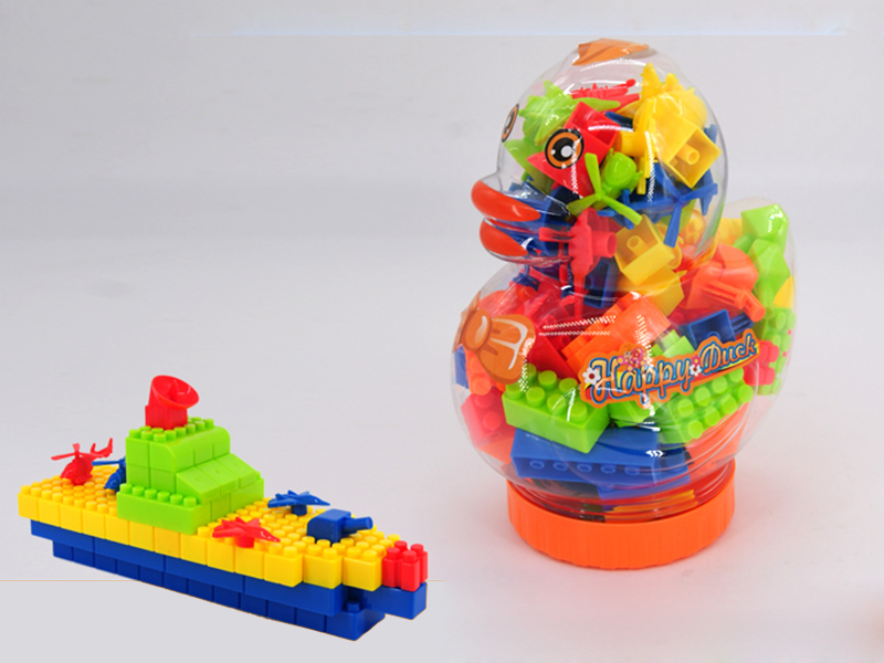 Yellow Duck Shell Building Blocks(180g) 57 pcs+