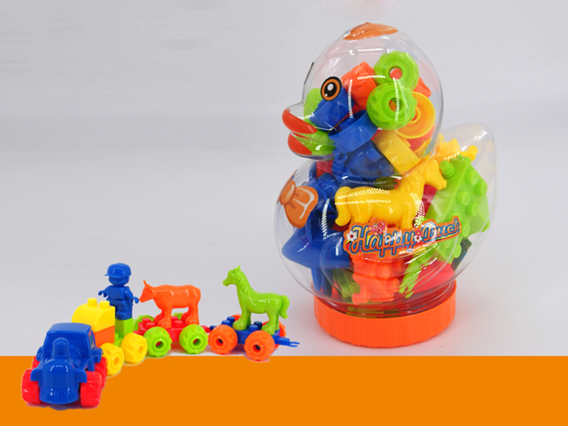 Yellow Duck Shell Building Blocks(120g) 26 pcs+