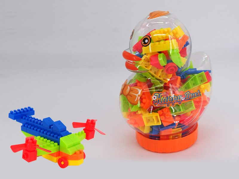 Yellow Duck Shell Building Blocks(140g) 100 pcs+