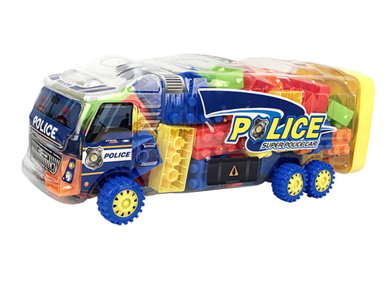 Police Car Building Blocks