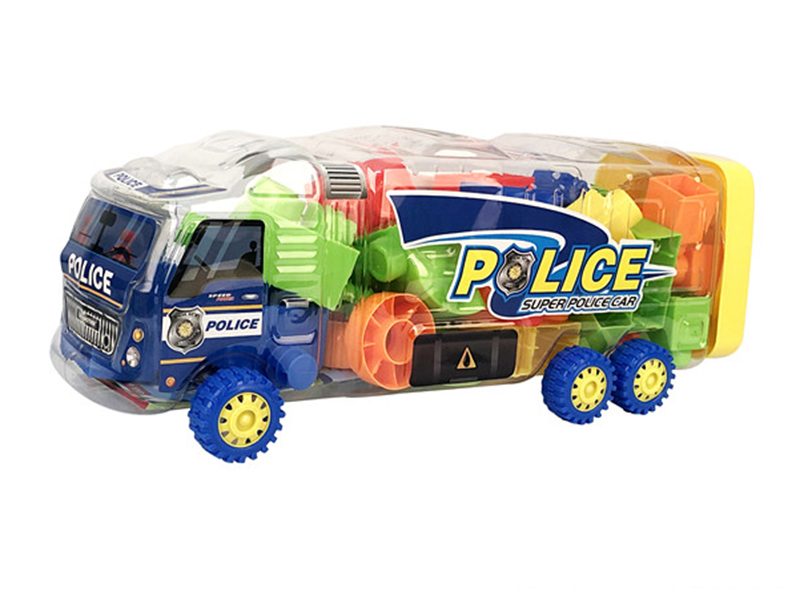 Police Car Building Blocks