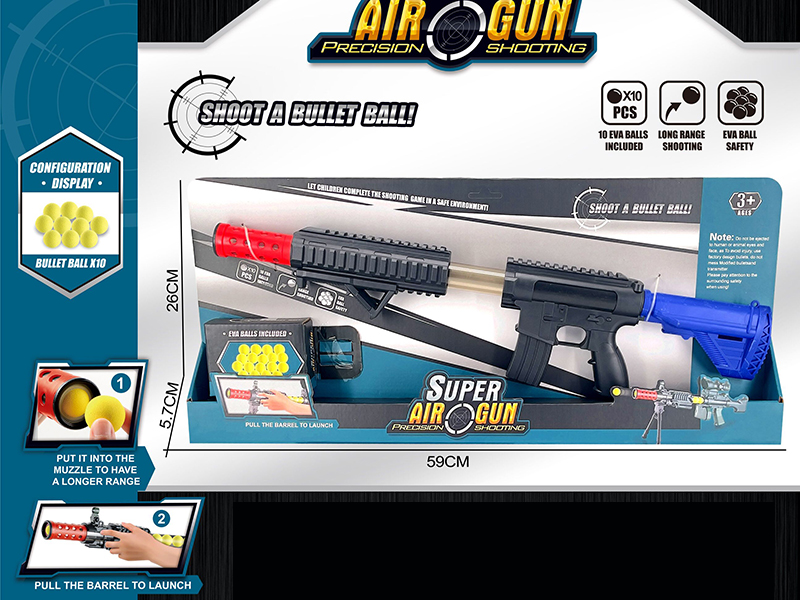 M416 Air Gun With 10 Balls