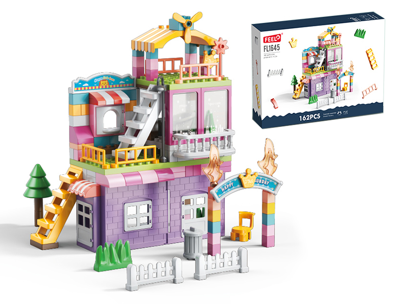 162 Pieces Princess Villa Building Blocks