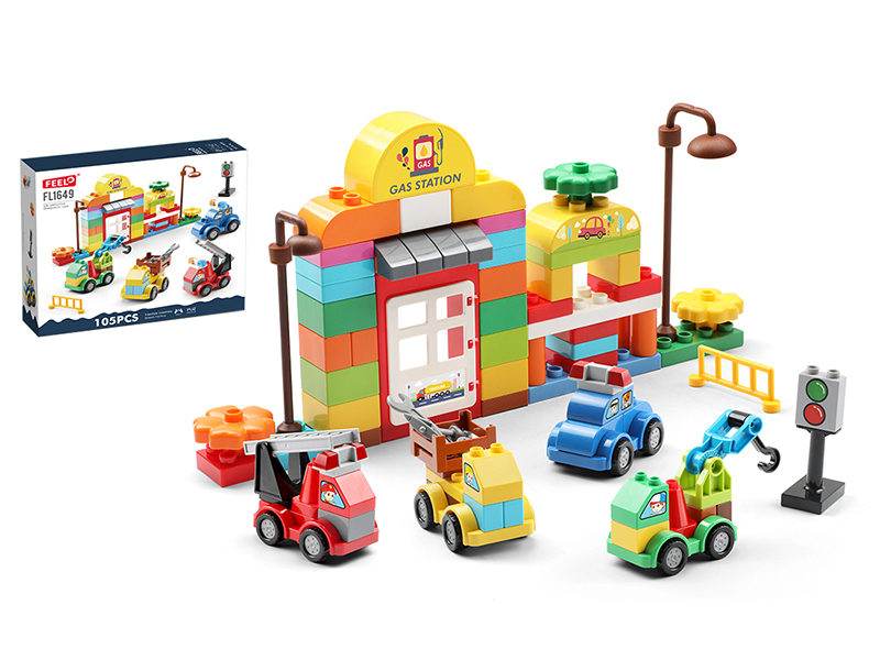 105 Pieces Car Building Blocks