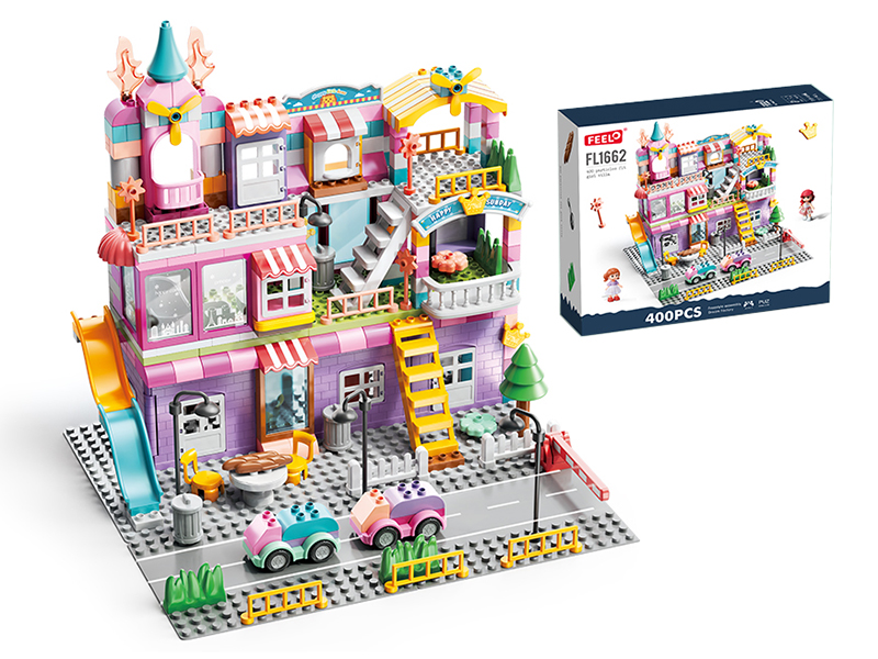 400pcs Girls Villa Building Blocks