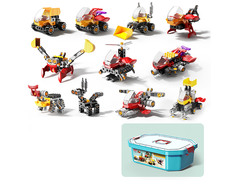 104 Pieces Engineering Machinery Science And Education Building Blocks