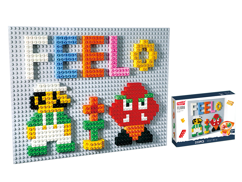 352 Pieces Building Blocks Wall