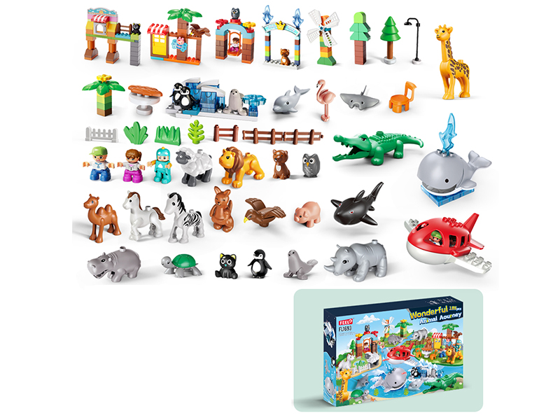 186 Particles Animals Building Blocks