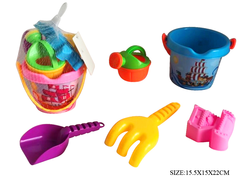 5pcs Pirate Sand Bucket Set