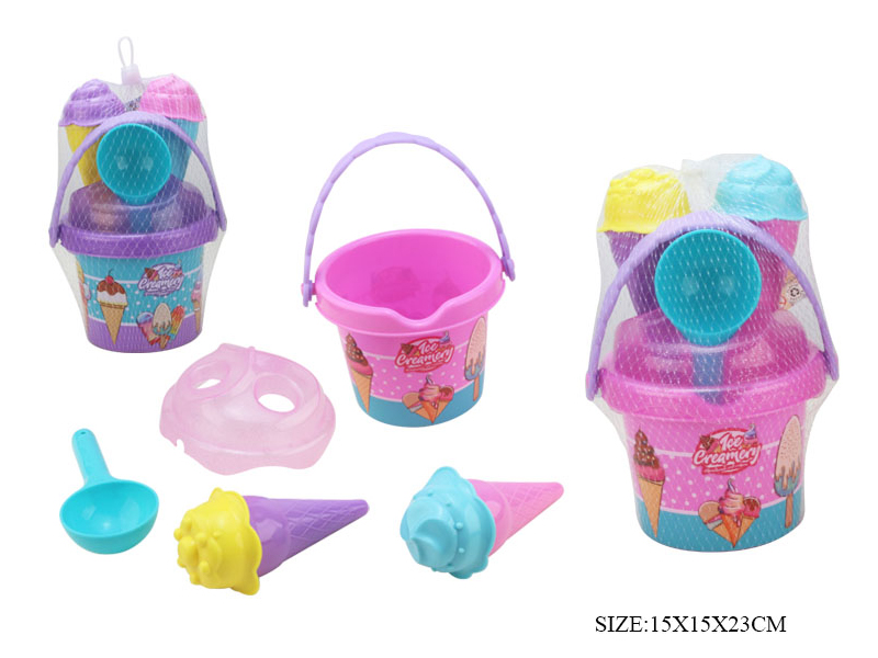 7pcs Ice Cream Barrel Set