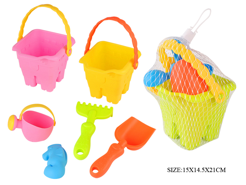 5pcs  Soft Plastic Quadrate Barrel Set