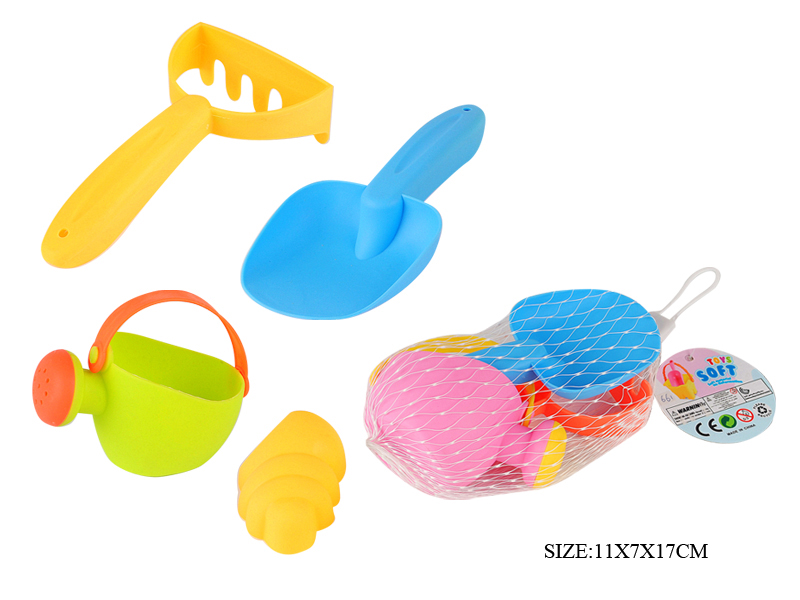 4pcs  Soft Plastic Kettle Set