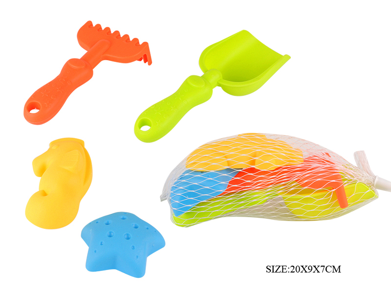 4pcs  Soft Plastic Shovel Set