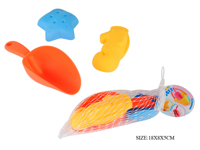 3pcs Soft Plastic Shovel Set