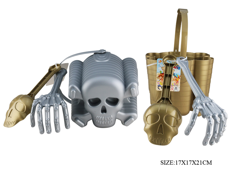 3pcs Pirate Sand Bucket Tools Set