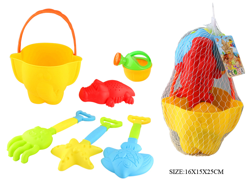 6PCS Elephant  Sand Bucket Set