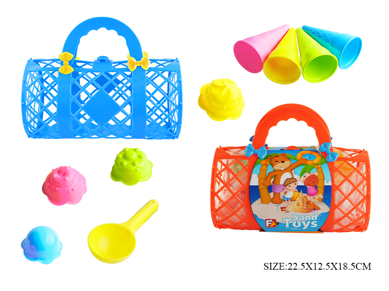 10pcs Hand Basket Beach Toys