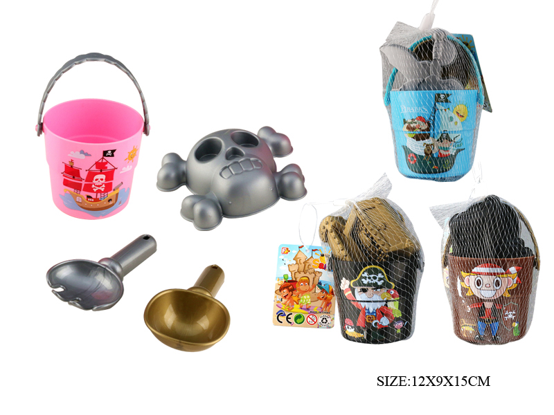 4pcs Pirate Sand Bucket Set