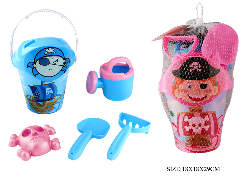 6PCS Sand Bucket Set