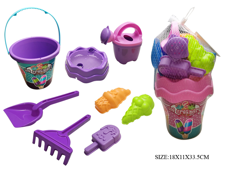 8pcs Ice Cream Barrel Set