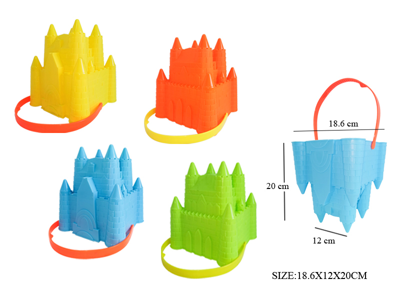 1pcs Large Castle Bucket