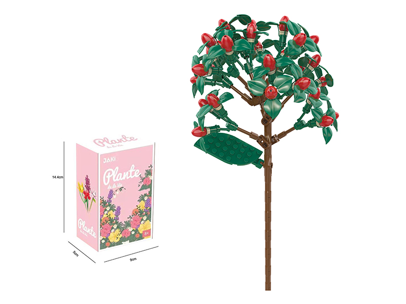 Red Bean Flower Building Blocks176PCS