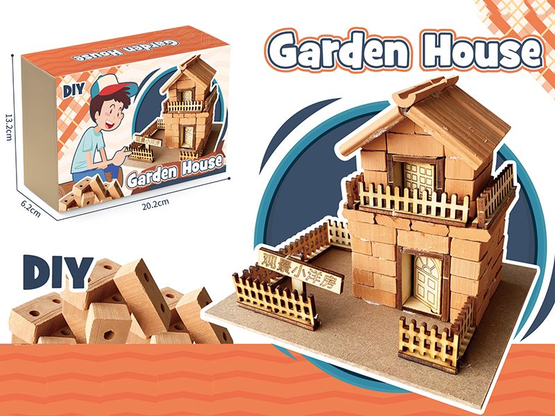 DIY Brick Garden House