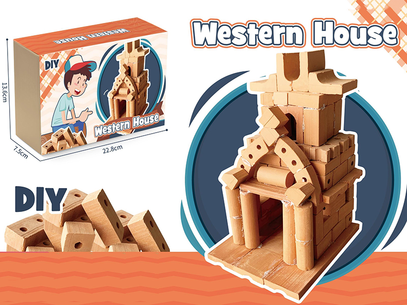 DIY Brick Western House