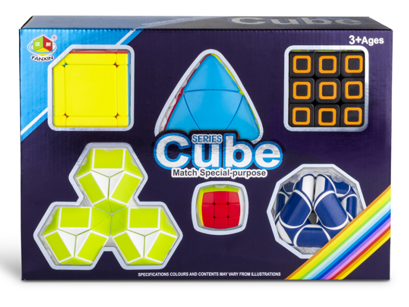 Rubik's Cube,Rubik's Snake 6PCS