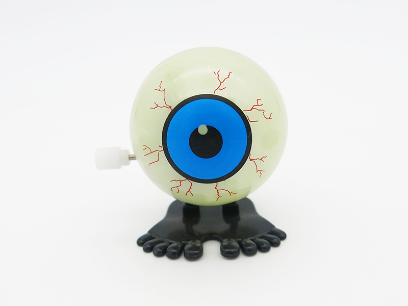 Wind Up Jumping Glow In The Dark Eyeball (ABS Material)