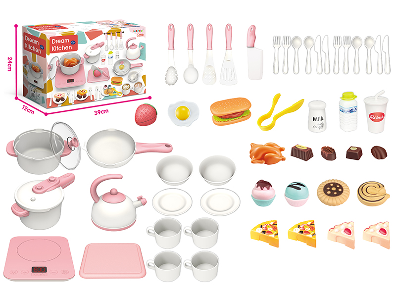 Kitchen Set With Light And Music, Touch