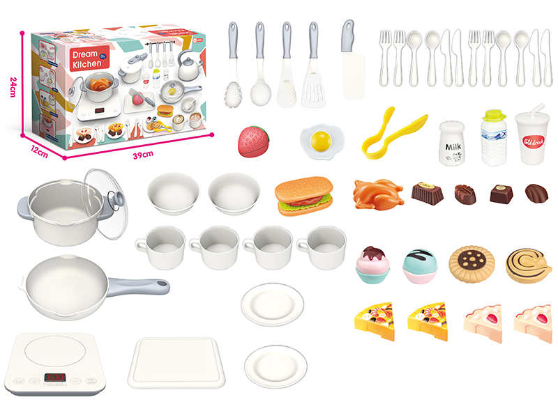 Kitchen Set With Light And Music, Touch